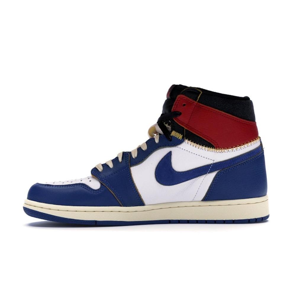Union LA x Air Jordan 1 Retro High NRG Storm Blue Unisex Sneakers White Varsity-Red Black BV1300-146