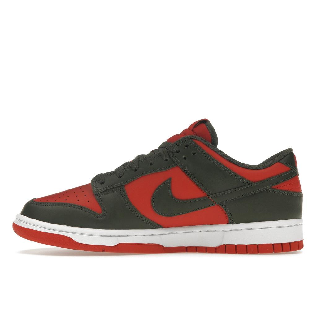 Nike Dunk Low Cargo Khaki Mystic Red Men Sneakers Green White DV0833-600
