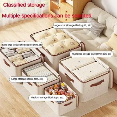 Large Capacity Storage Box with Lid Foldable Drawer New Classification Covered Box Wardrobe