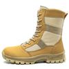 Men's Camouflage Field Training Military Boots Foreign Trade Large Size High Top Outdoor Military Boots Field Beach Boots Actual Combat Boots