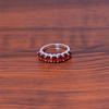 7 Chakra Gemstone Ring: Handmade 925 Sterling Silver Spiritual Jewelry