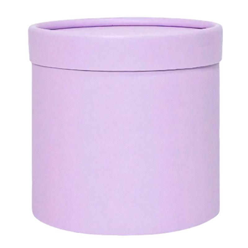 Small Flower Bouquet Packaging Box Round Cardboard Gift Box with Cover for Gift Wrapping And Home Decoration Enduring