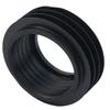 Vysoce kvalitní gumové kuželové těsnění splachovací trubky pro 42mm 119.668.00.1 Pro Geberit 2ks Snadná instalace 60*42*25mm Černá barva