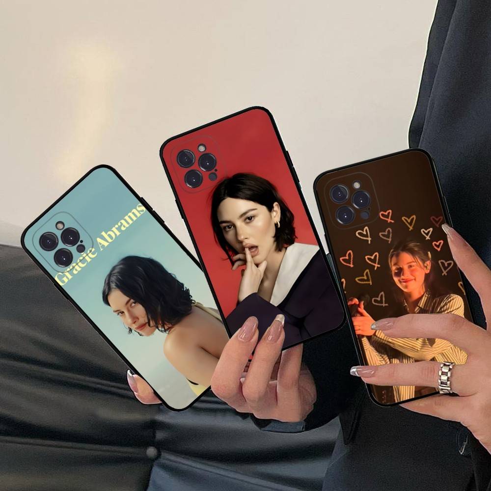 Popular G-gracie Singer A-abrams Black Soft Phone Case For IPhone 16 15 14 13 11 12 17 Pro Max Mini Plus