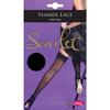 Womens/Ladies Scarlet Backseam Lace Top Hold Ups (1 Pair)