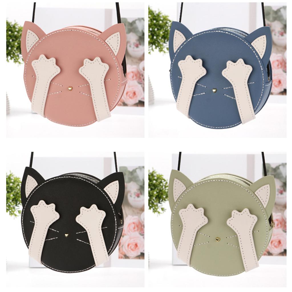 DIY Shoulder Bag Making Kit Hand Woven Bag Pre Cut Leather Sewing Leathercrafts Cat Shaped Full Tools For Beginners