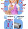Kids' Dollhouse Play Area Lightweight Stroller with Doll