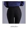High Waist Plus Size Fleece-Lined Denim Leggings for Women - Spring/Autumn Slimming Elastic Skinny Pants