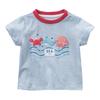 Davebella Boys' Ocean Print Short Sleeve T-Shirt