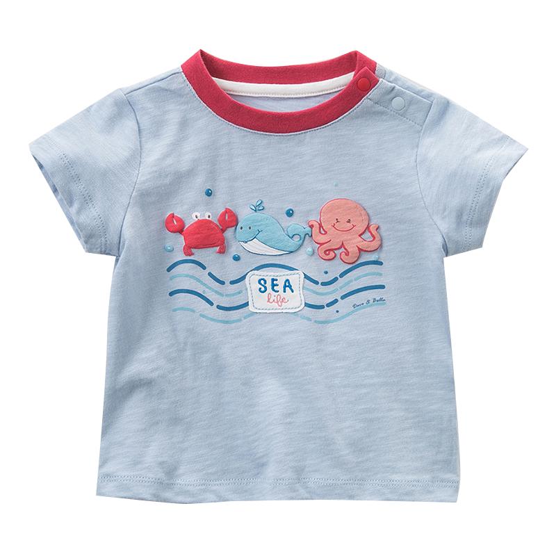 

Davebella Boys Ocean Print Short Sleeve T-Shirt 18M