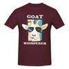 Unisex The Goat Whisperer Funny Goat Lover Farmer Gifts T Shirt Streetwear Plus Size Cotton Sleeve Custom Tshirts