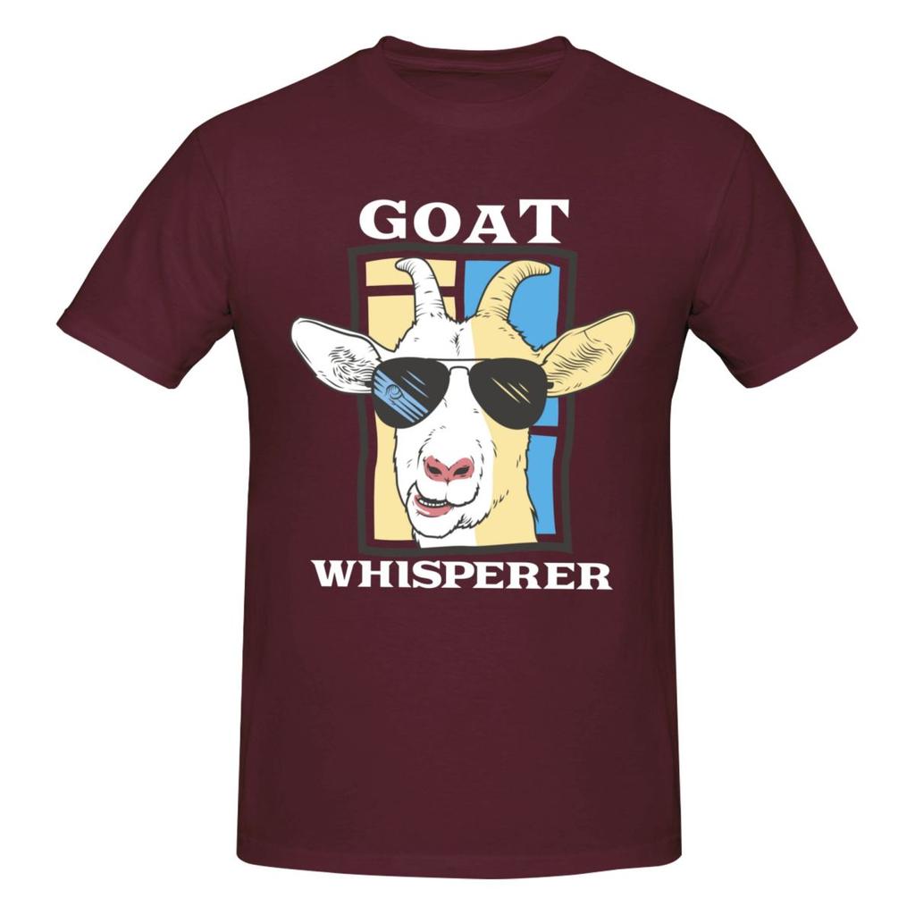 Unisex The Goat Whisperer Funny Goat Lover Farmer Gifts T Shirt Streetwear Plus Size Cotton Sleeve Custom Tshirts