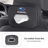 High-capacity Car Interior Tissue Box Kleenex Storage Bag Accessories For Subaru STI Forester Impreza Legacy Outback XV BRZ WRX cy5