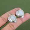 Rainbow Moonstone Earring 925 Sterling Silver Earring Decent Jewelry Beautiful Dangle Earrings Handmade Real Gemstone Earrings Gifts For Her