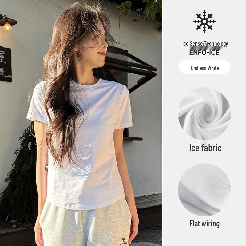 Camel Women s Crew Neck Short Sleeve T-Shirt
