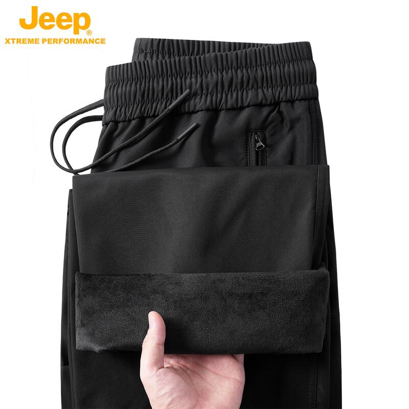 JEEP Unisex Fleece Lined Outdoor Cargo Hiking Pants