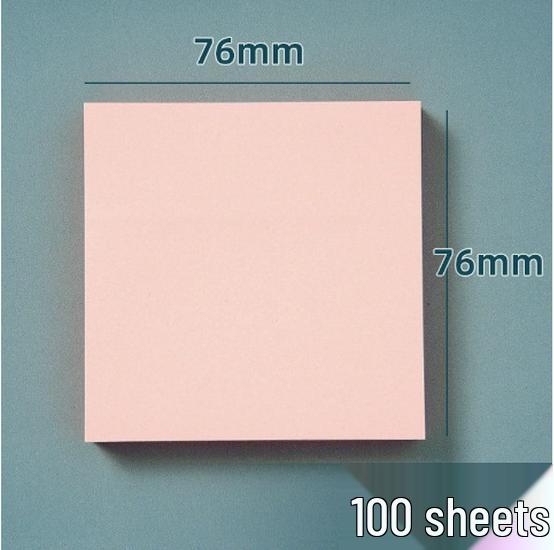 Message Sticky Notes: Colorful, Creative Convenience, 76x76mm, 100 Sheets for Office.