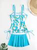 Women Bikini Set  Floral Printed Swimwear  Sexy Swimsuit  Swimwear  Push Up Two Piece Swimsuit Tank Top Printed Swimwear