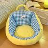 Kids Sofa Chair Cartoon Lounge Stuffed Tatami with Backrest for Playroom Nursery Balcony