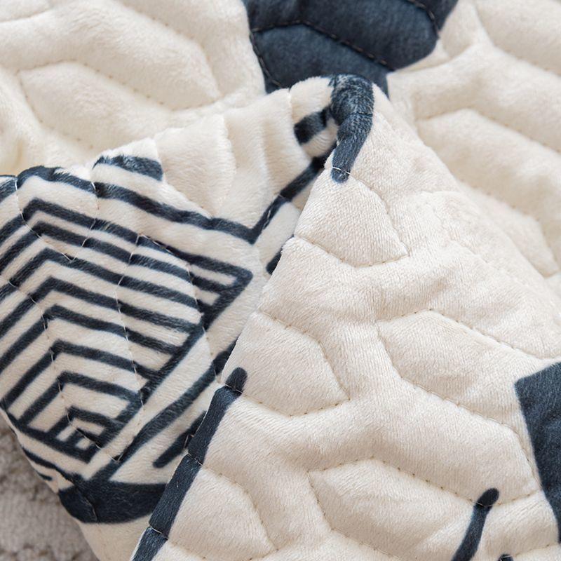 Жаккардовый бархатный чехол для дивана — фото 7