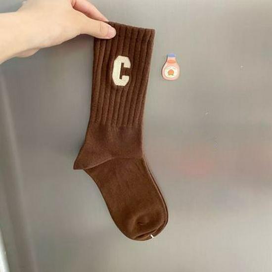 Damen Mid-Tube Sportsocken - Antibakteriell, Deodorant, Herbst/Winter-Stil, Vielseitig, Schlankmachend, Lange Socken