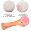 3D Facial Brush Double Sided Face Cleaning Massage Brush Skin Care Tool Rose Gold