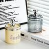 Luxury Bear Cotton Pad Organizer Bathroom Storage Box Cotton Swabs Toothpick Cosmetics Jewelry Makeup Container Box Dropshipping