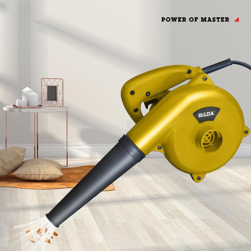 220V Dual-Use Handheld Blower & Vacuum: High Power Hair Dryer, Dust Collector & Leaf Blower