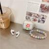 Airpods Pro Bluetooth Headset Case Protective Case Colored Beads Portable Chain Transparent 1/2 Generation Tulip 3 Generation Tide