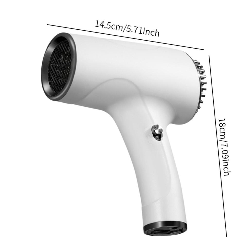 Vysoušeč vlasů Nastavitelná teplota 500 W Lehký Rychleschnoucí Vysoušeč vlasů Ochranný Fén pro Hotel Salon Domov Cestování Ženy Muži