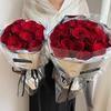 Bright Silver Reflective Waterproof Flower Bouquet Wrapping Paper