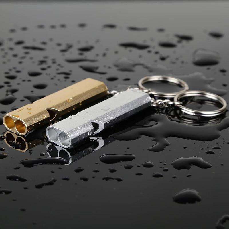 Brangdy Aluminum Alloy Dual-Frequency Survival Whistle