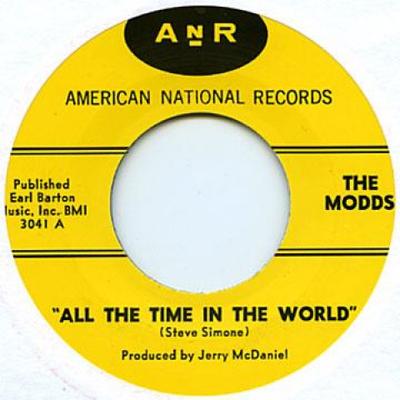7inch Record MODDS - Leave My House / All The Time In Th ANR3041 American Nation UK Rock Used