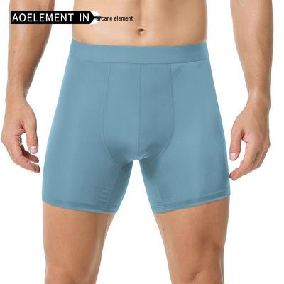Calzoncillos Bóxer de Seda de Hielo de Secado Rápido Anti-rozaduras para Hombre - Deportes de Verano, Tallas Grandes