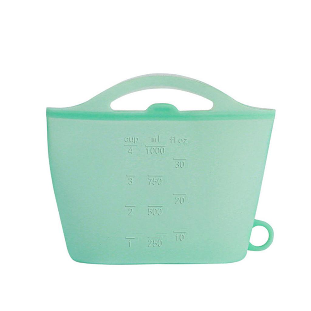 Reusable Eco-friendly Organizer Sealing Silicone Fridge Food Bag Storage Pouch
