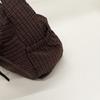 Korean-Style Retro Grid Single Shoulder Bag, Large Capacity, Versatile for School, Work, and Commuting, Unisex Design