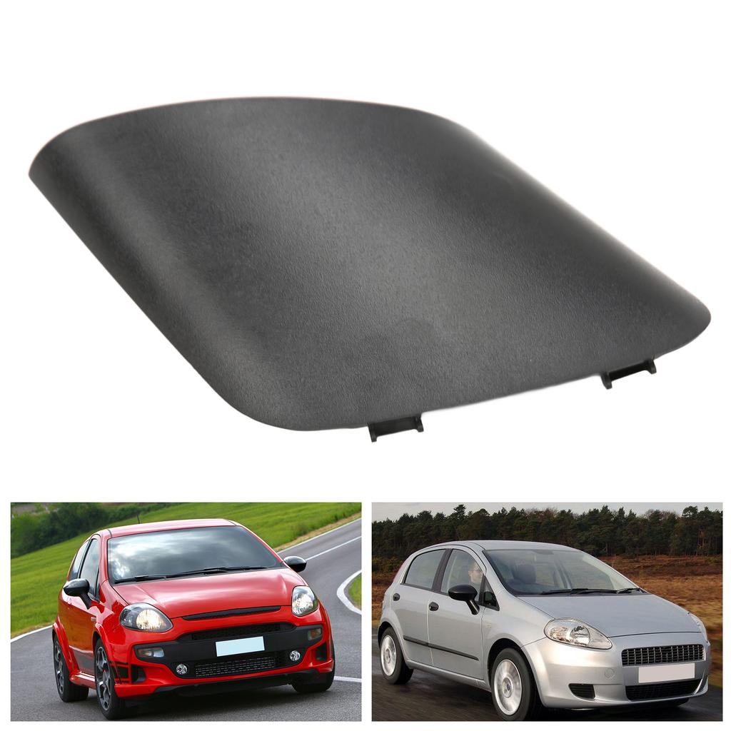Car Rearview Mirror Cover Black 735539385 Replacement for Fiat Grande Punto 2005?2012Right