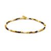 Bracelet - LUXENTER - AFRICA Essence - Multicolored Crystal - 18k Yellow Gold Finish - Diameter 55 Mm