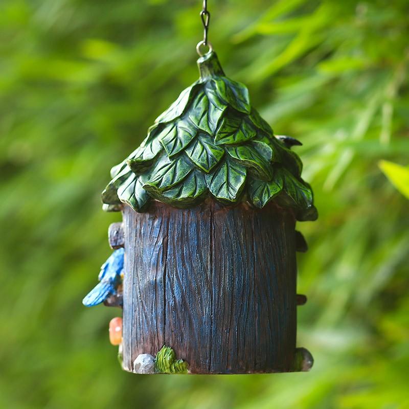 Parrot Outdoor Bird House Warm Bird Nest Hanging Nest Resin Handicraft Ornaments