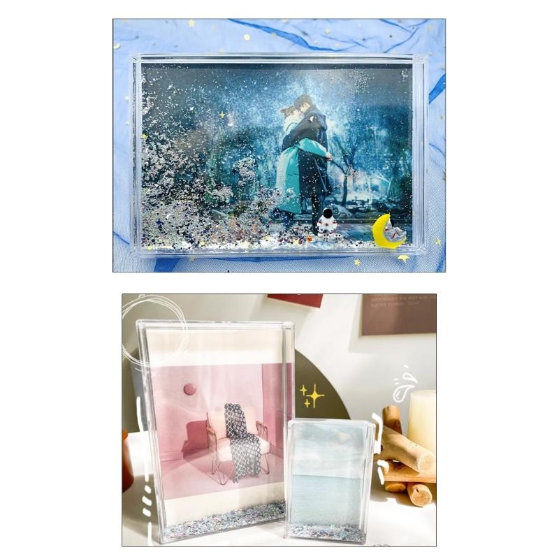 Photo Frame Silicone Mold Quicksand Crystal Epoxy Molds Resin Casting Pendant Mould DIY Craft Handmade Table Decoration