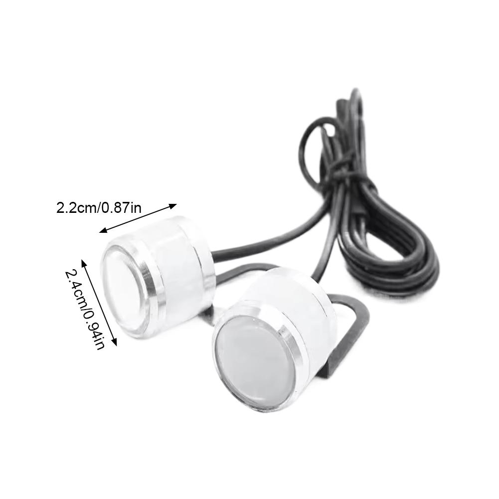 Motorcycle Eagle Eye Strobe DRL Running Light LED Flash Signal Lamp License Plate Light For UTV ATV Accessories