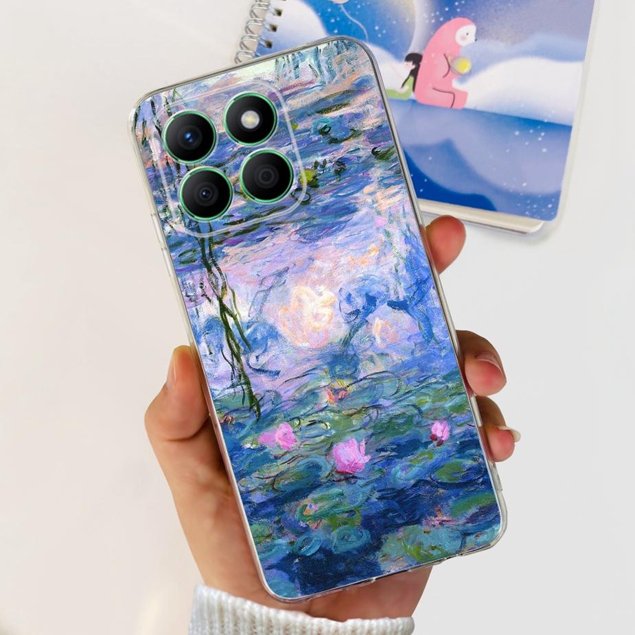 

For Honor X8b Case LLY-LX1 LLY-LX2 Luxury Painted Cover Clear Silicone Phone Case For Honor X8b X 8b HonorX8b Soft Fundas Bumper Honor X8b