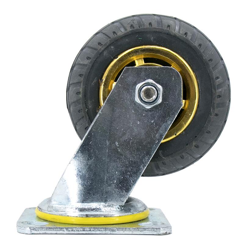 Bingyu BY-2018 Heavy-Duty Rubber Swivel Caster Wheel