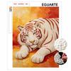 Majestic Tiger Pearl Kit 5D DIY Round Rhinestone Art for Adults Relaxing Handmade Wall Decor National Day Gift Frameless Design