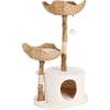 Arbre à chat - EDEN - Hector - Bois de caféier - Coussins amovibles - Grattoir en jute