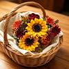 Autumn Theme Faux Daisy Flowers Realistic Appearance Fake Flower Decor  Home Decor