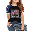 Kids Independence Day Graphic T Shirt Short Sleeve Casual Tee USA Patriotic Print Crew Neck Top for Boys Girls