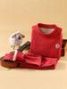 Kids' Wool Silk Thermal Underwear Set for Boys and Girls - Thickened Warm Base Layer Pants & Shirt for Autumn