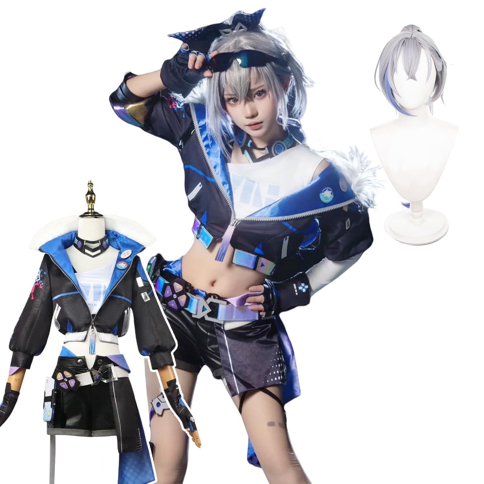 

Косплей Хокай Звездный Путь Гинро Старшая Школа Взрослый Хокай Звездный Путь [Ноу-сацу] Костюм, Косплей, Аниме, Хэллоуин, Фестиваль, Вечеринка, Костюм, (Джинро,