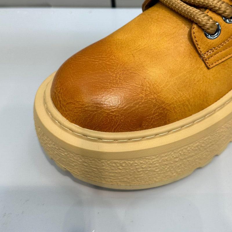 Men's Shoes Spring New Martin Boots Platform Heightening Retro Casual Shoes